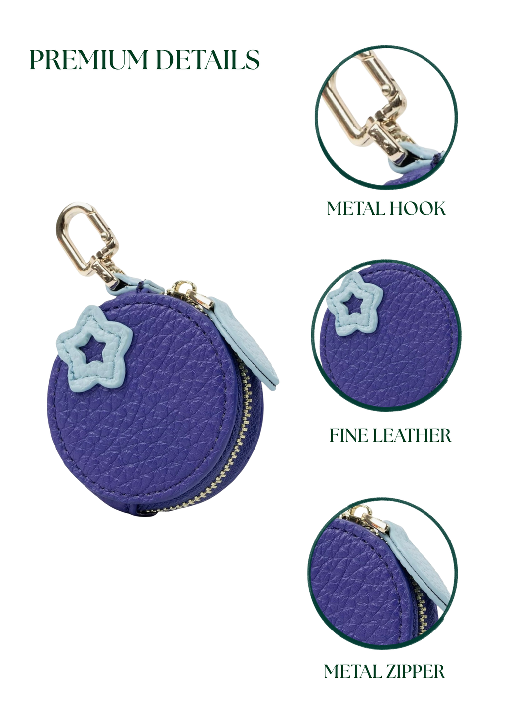 Blueberry Coin Purse