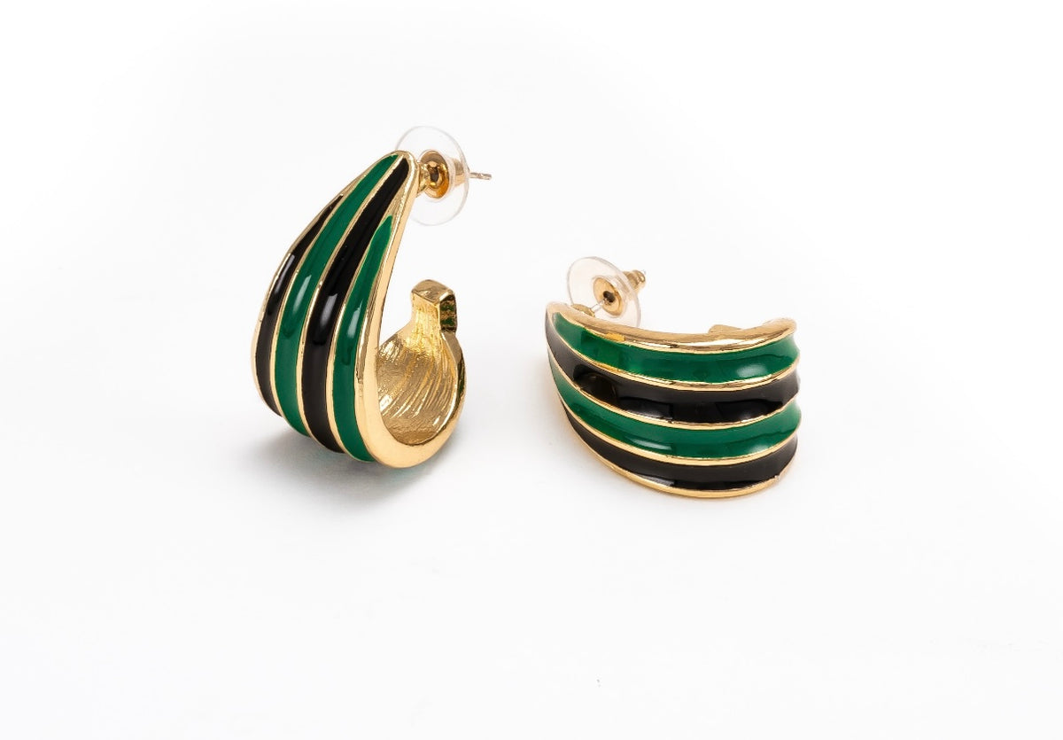 Emerald Noir Earrings
