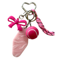 Hot Pink Tennis Charm