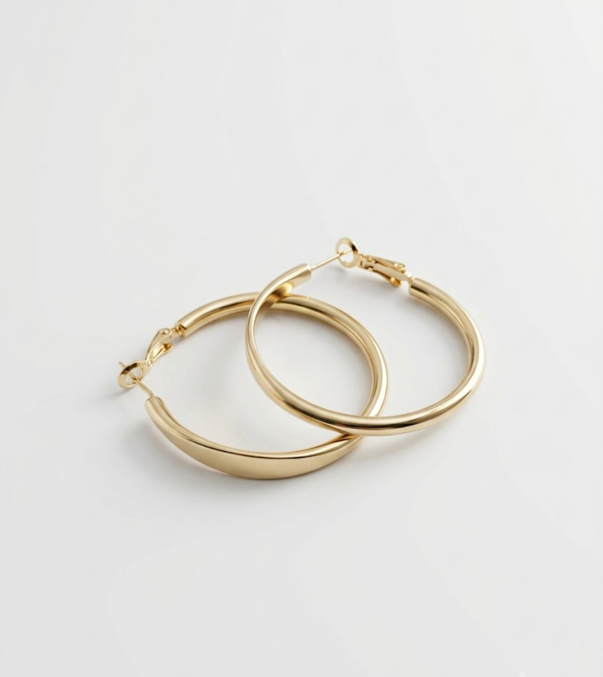 Classic Gold Hoops