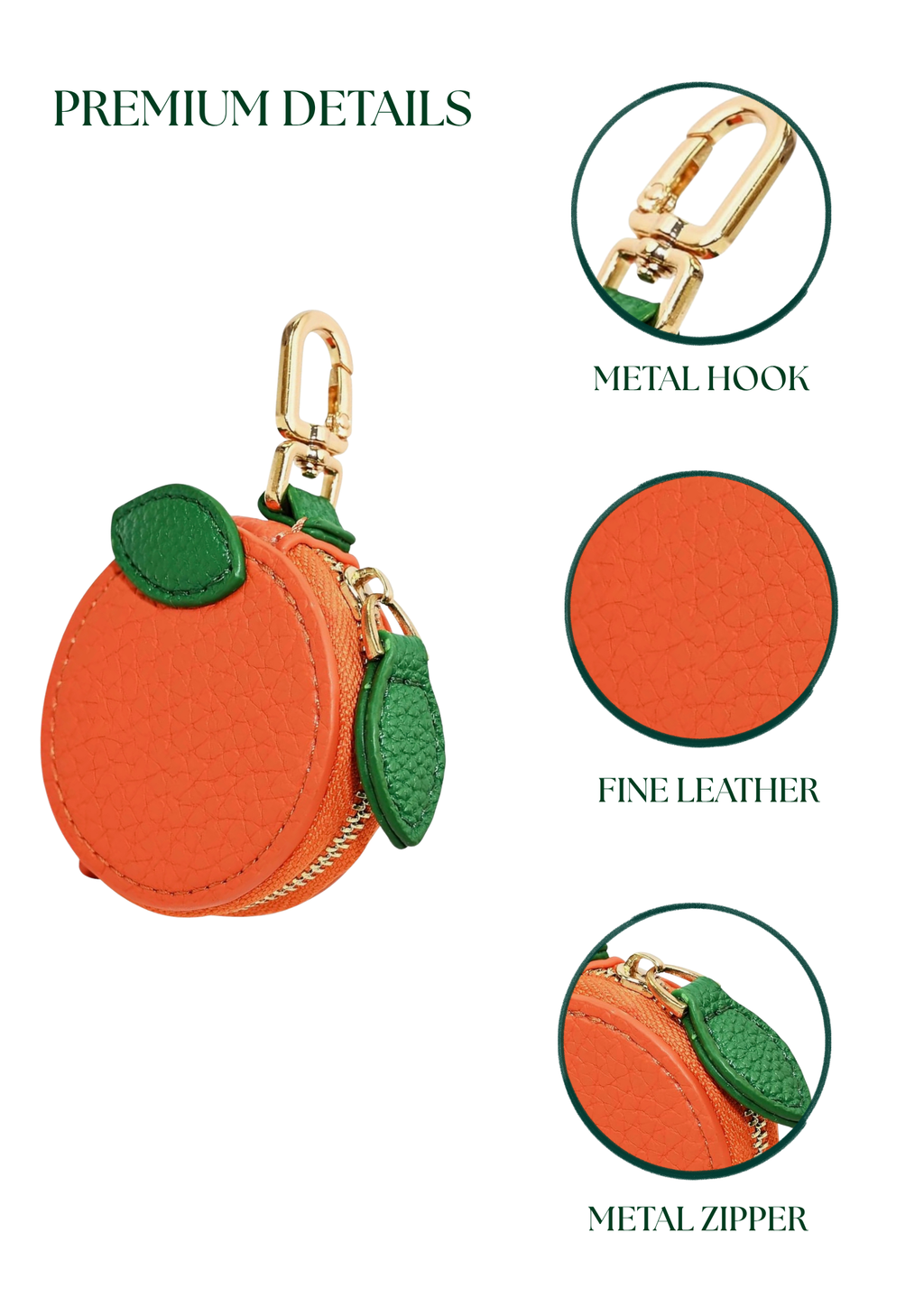 Orange Coin Purse