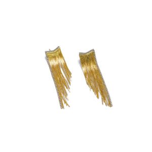 GOLD SHIMY EARRINGS