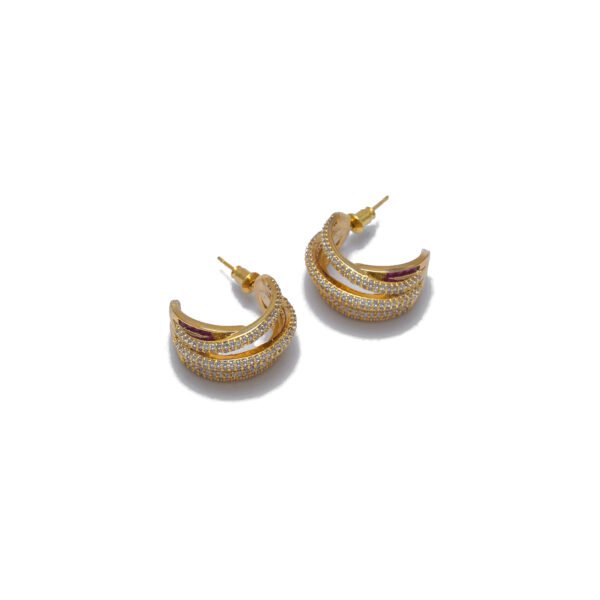 RUBY STAR EARRINGS