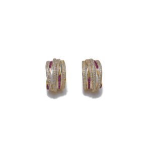 RUBY STAR EARRINGS
