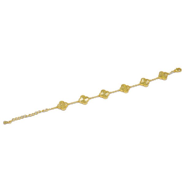 GOLD CLOVER BRACELET