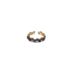 MULTI COLOUR STONE RING