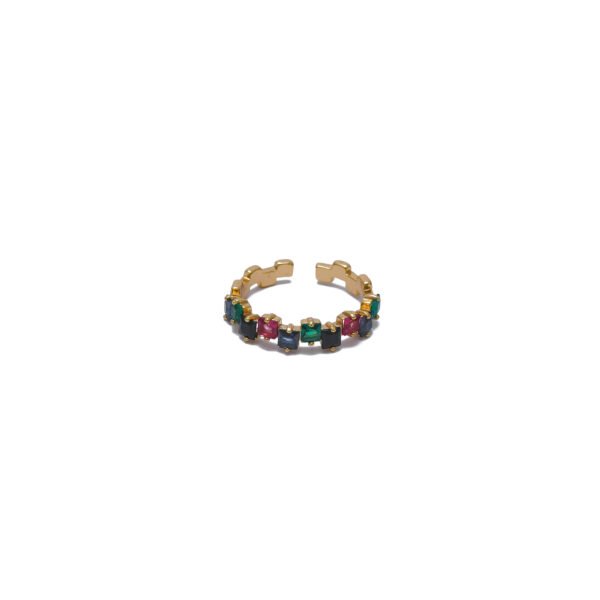 MULTI COLOUR STONE RING