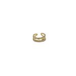 TEXTURED LINED RING