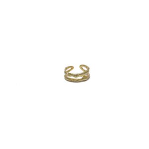 TEXTURED LINED RING