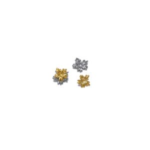 2 IN 1 FLOWER EARRINGS