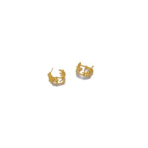 DISFY GOLD HOOPS