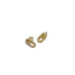 2 IN 1 INTERLOCK EARRINGS