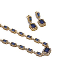 SAPPHIRE DIAMOND SET