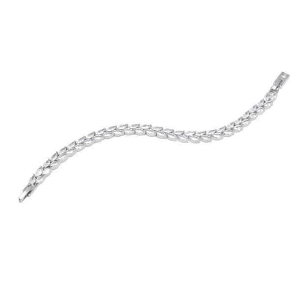 DIAMOND STUDDED LEAF BRACELET