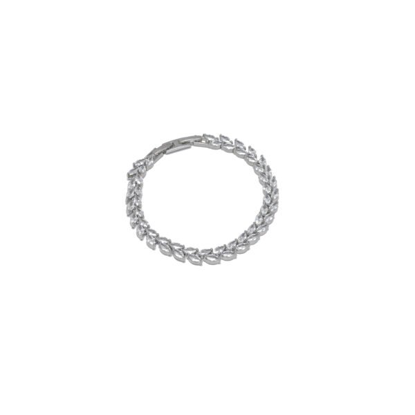 DIAMOND STUDDED LEAF BRACELET