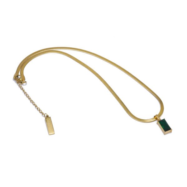 GREEN CHARM CHAIN