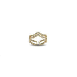 DIAMOND WAVE RING