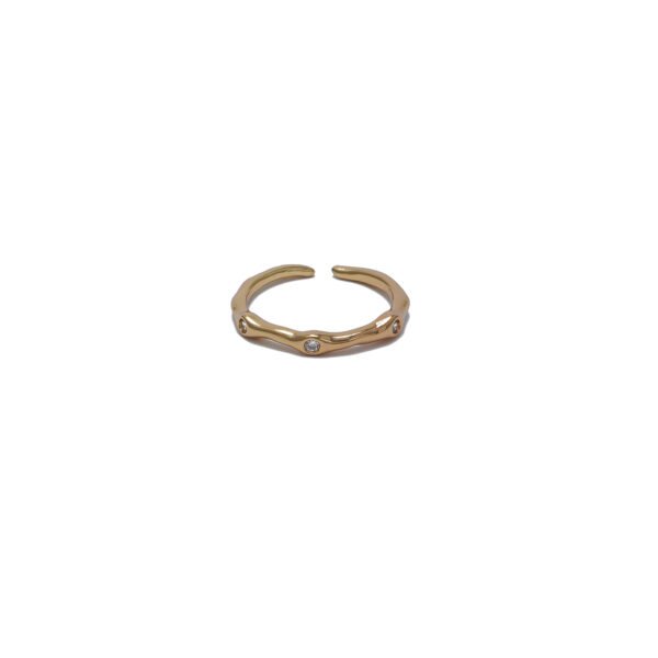 GOLD STACKING RING